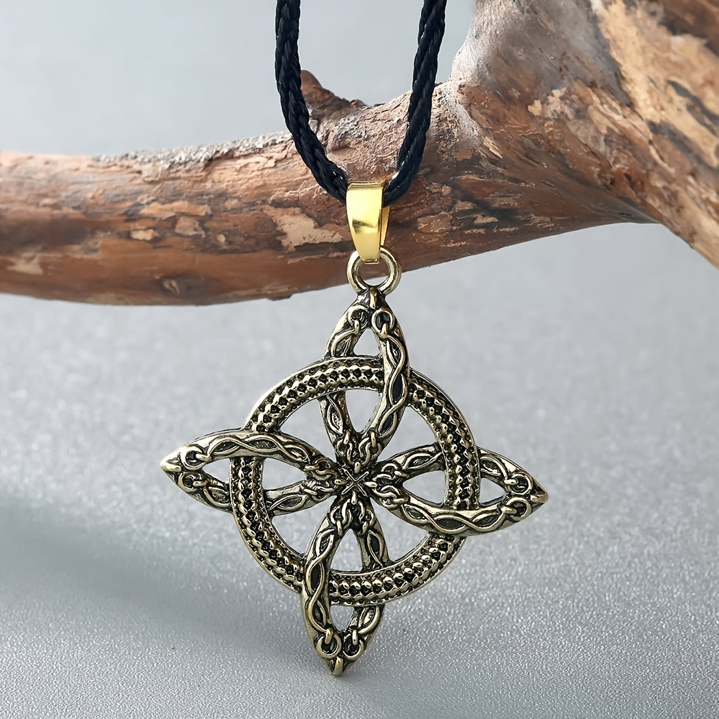 Vintage Viking Planet Necklace Men's Amulet Jewelry