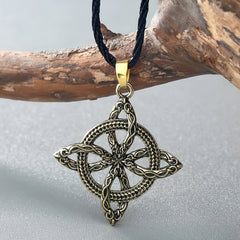 Vintage Viking Planet Necklace Men's Amulet Jewelry
