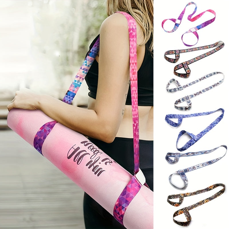 Adjustable Sports Stretch Belt for Yoga & Pilates Workouts