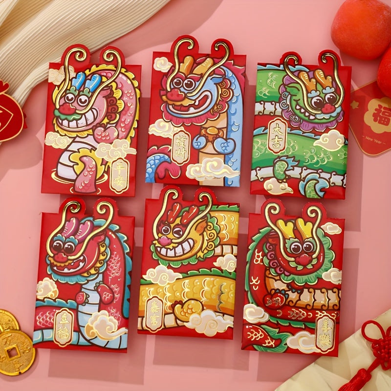 Year Of The Dragon Red Envelopes Spring Creative Red Envelopes