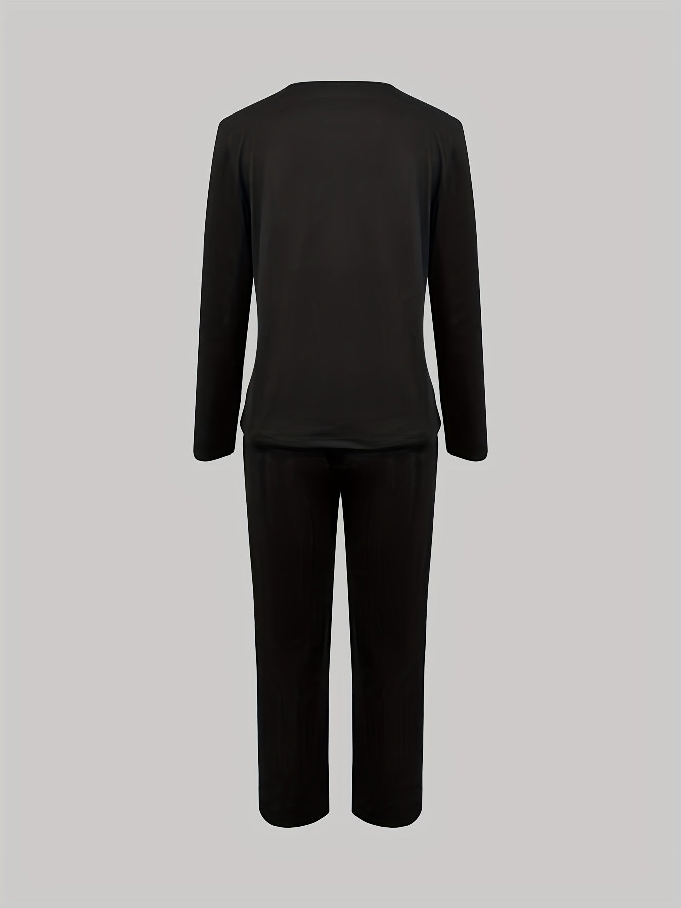 Dragon Print Lounge Set Long Sleeve Top & Pants Women's Loungewear