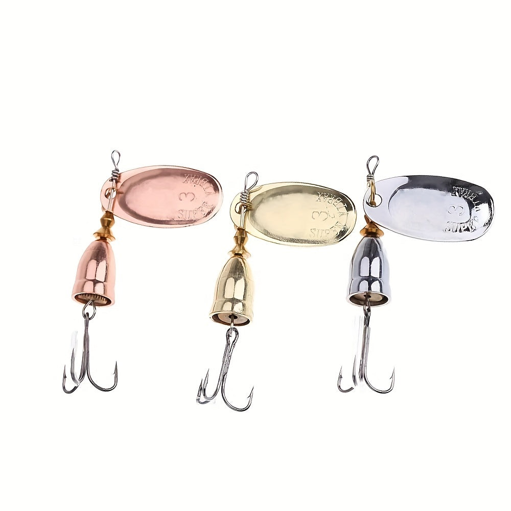 Artificial Sequin Fishing Lures Metal Spinner Spoon Bait Fishing Tackle 5g-19g