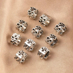 10pcs Vintage Style Hair Rings for Braiding Hair