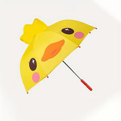 Kids Animal Umbrella with 3D Duck Ears Handle