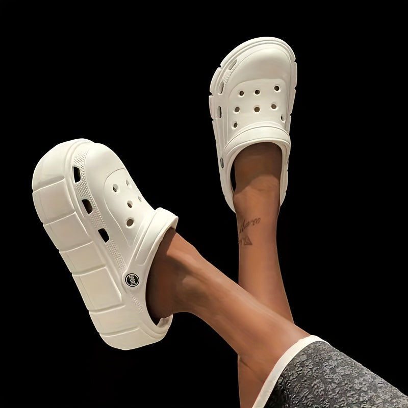 Women's Platform Clogs Casual Garden Shoes Lightweight Beach Shoes