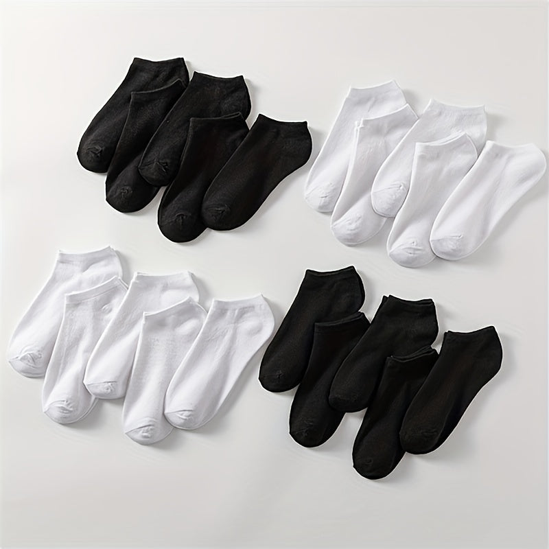 20 Pairs Soft Low Cut Ankle Socks Women's Stockings