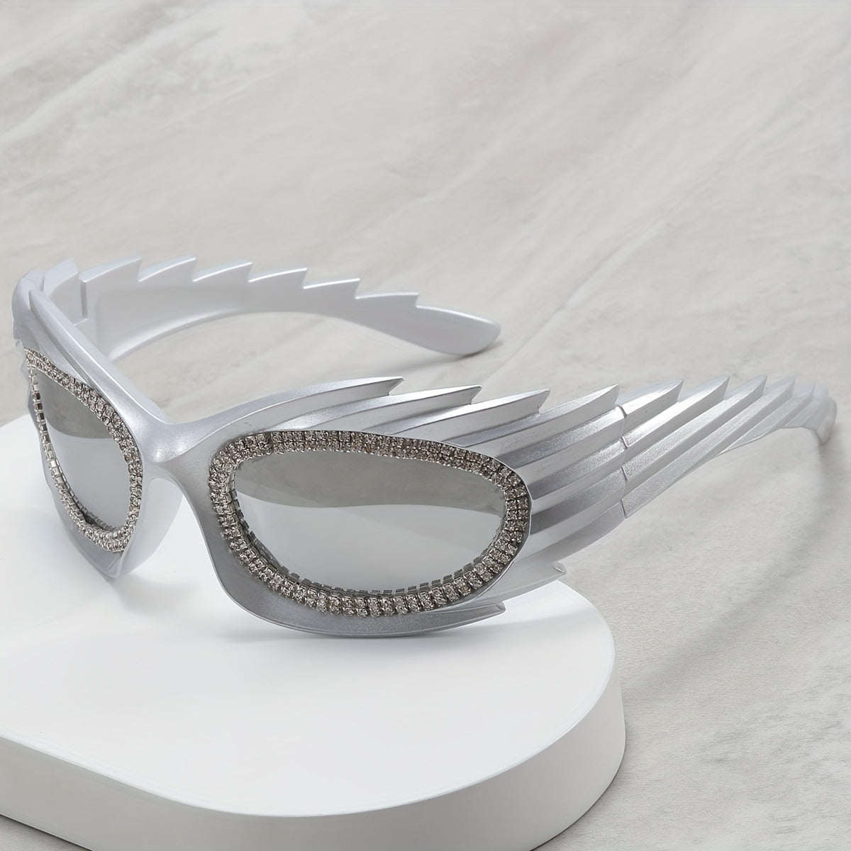 Men's Hedgehog Diamond Inlaid Sunglasses UV400 Sunshade Y2K Sunglasses