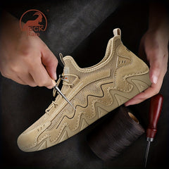 Men's Lightweight Mesh Lace Up Sneaker for Walking and Jogging