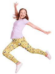 Girls Thanksgiving Turkey Print Leggings Stretch Tight Pants