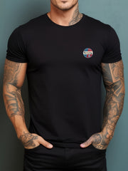 Symbol Pattern Print Men's T-shirt Graphic Tee Men's Summer Outdoor Clothes