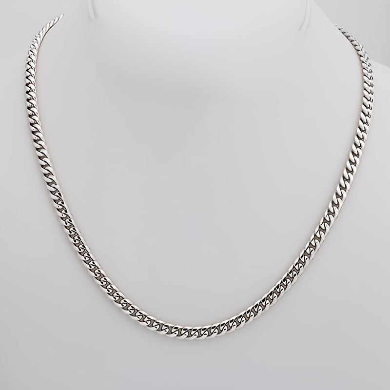 Boys Stainless Steel Hip Hop Chain Necklace for Party
