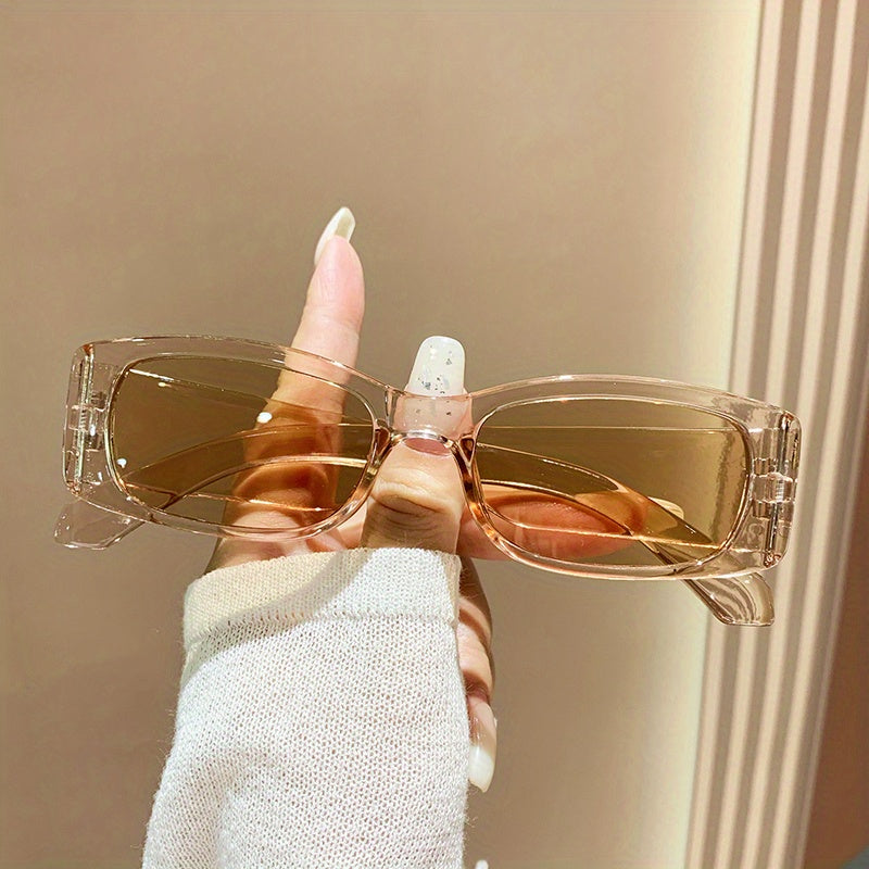 Y2K Rectangle Sunglasses UV400 Sun Shades