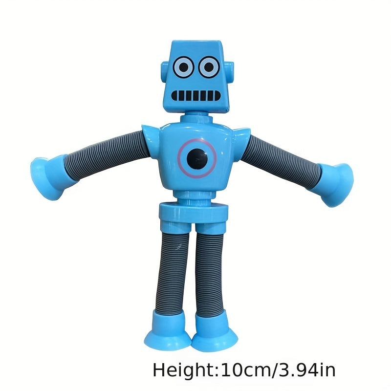 Suction Cup Robot Cartoon Decompression Toy