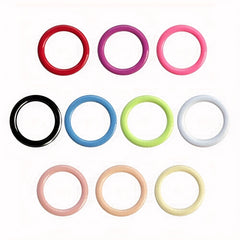 100pcs Round Knitting Stitch Markers 10 Colors Locking Crochet Accessories