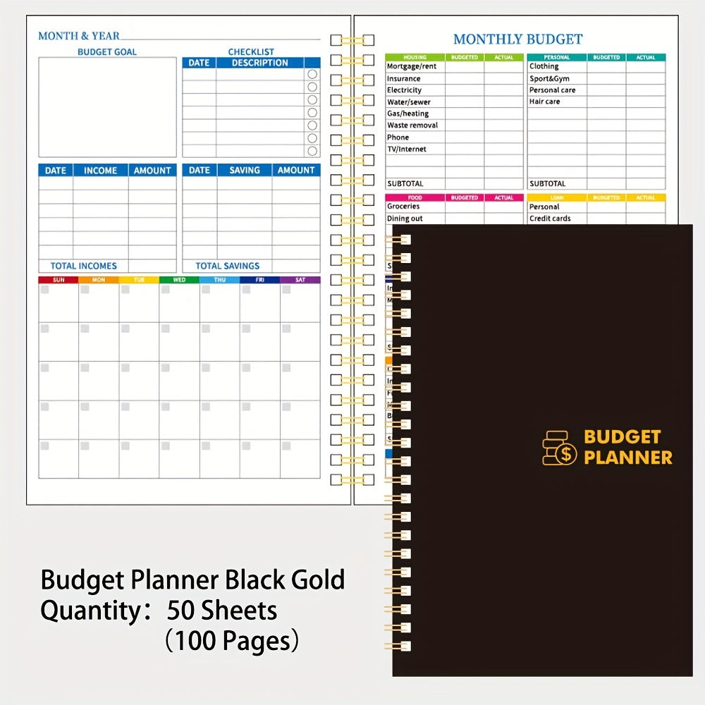Budget Planner Monthly Bill Organizer Hardcover Budget Book