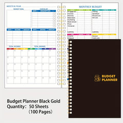 Budget Planner Monthly Bill Organizer Hardcover Budget Book