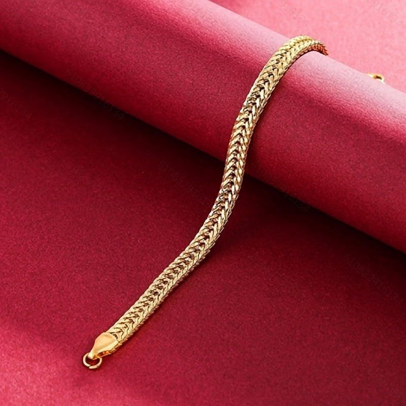 Punk Cuban Link Chain Bracelet for Men