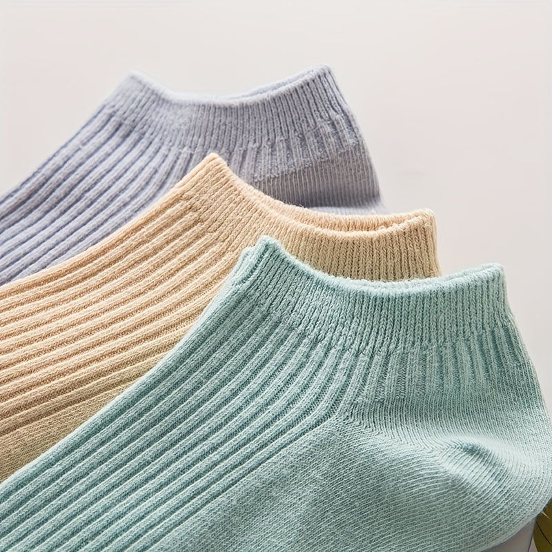 6 Pairs Soft & Lightweight Ankle Socks for Women
