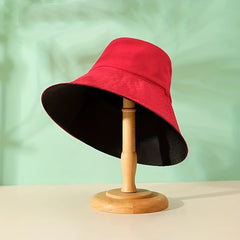 Reversible Bucket Hat UV Protection Travel Beach Hats