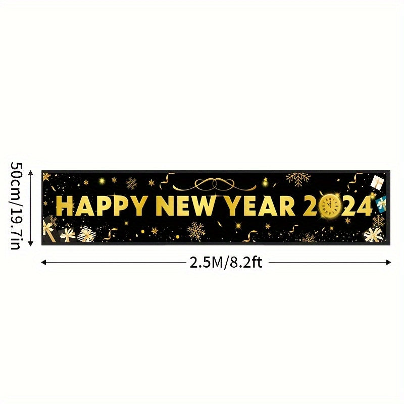1pc Year Party Decoration Supplies Stripe Garden Yard Banner