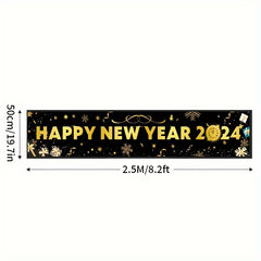 1pc Year Party Decoration Supplies Stripe Garden Yard Banner