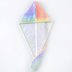 Thickened Quick Drying Turban Coral Velvet Shower Cap