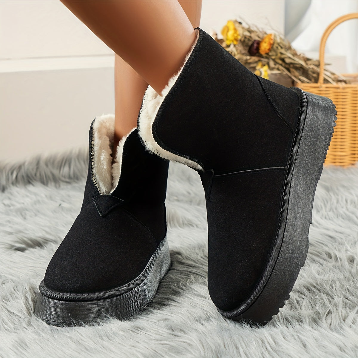 Thermal Snow Boots Non Slip Wear Resistance Fall Winter Snow Shoes