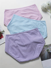 3 Pack Plus Size Lace High Waist Panties Set