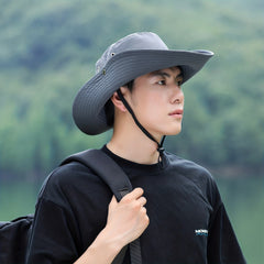 Men's Summer Wide Brim Sun Hat Outdoor Fishing Hat