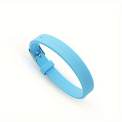 Adjustable Waterproof Sports Bracelet Rubber Band