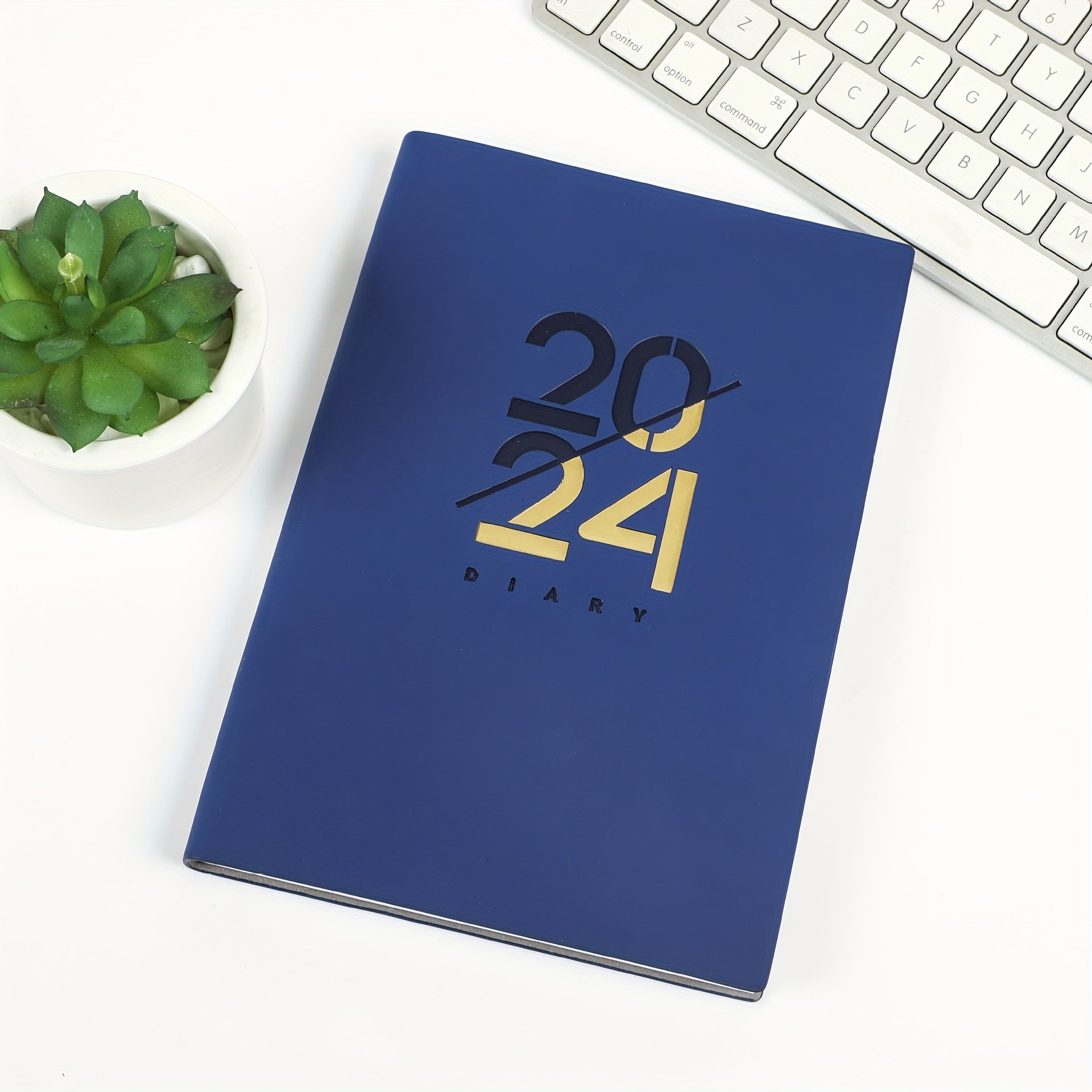 A5 Soft Leather PU Notebook Calendar Planner for 365 Days