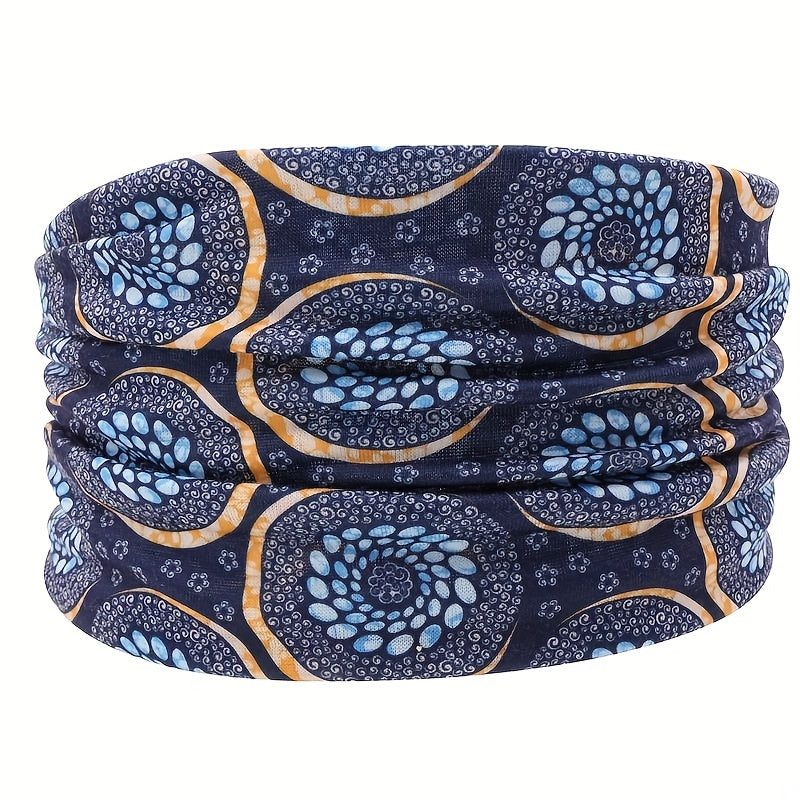Boho Style Flower Pattern Elastic Headband