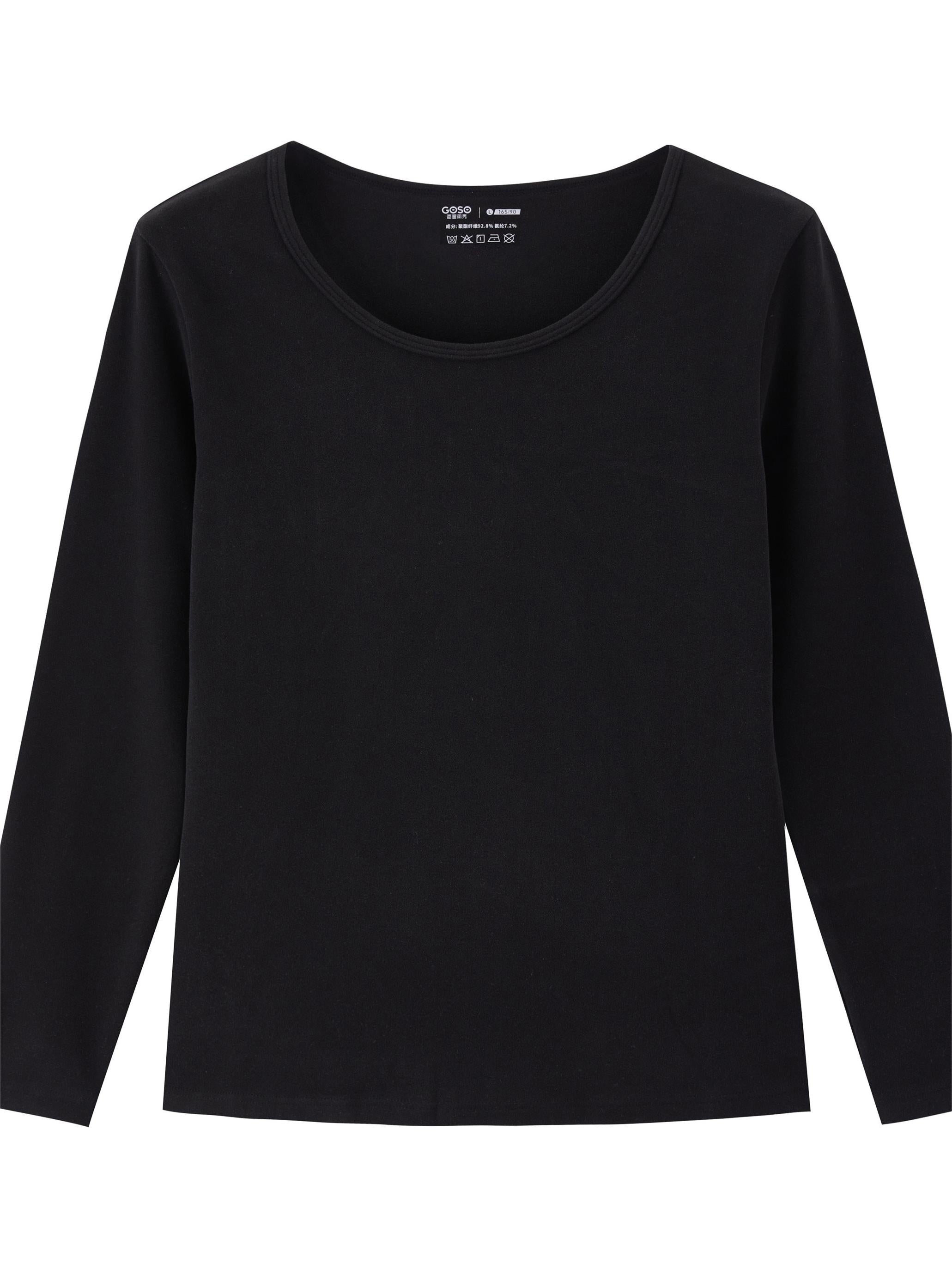 Women's Thermal Underwear Set Long Sleeve Crew Neck Tops & Pants
