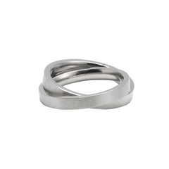 Men's Stainless Steel Double Ring Combo