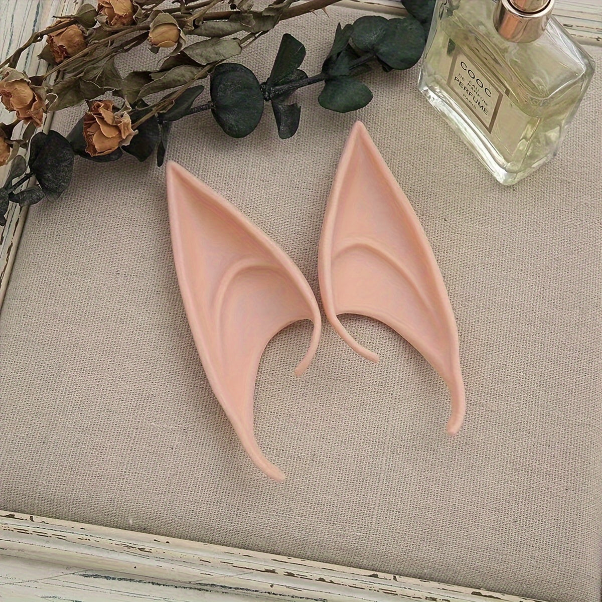 2pcs Elf Latex Ears Halloween Cosplay Costume Props Dress Up Accessories