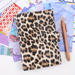 Stylish A6 Leopard Budget Binder Planner