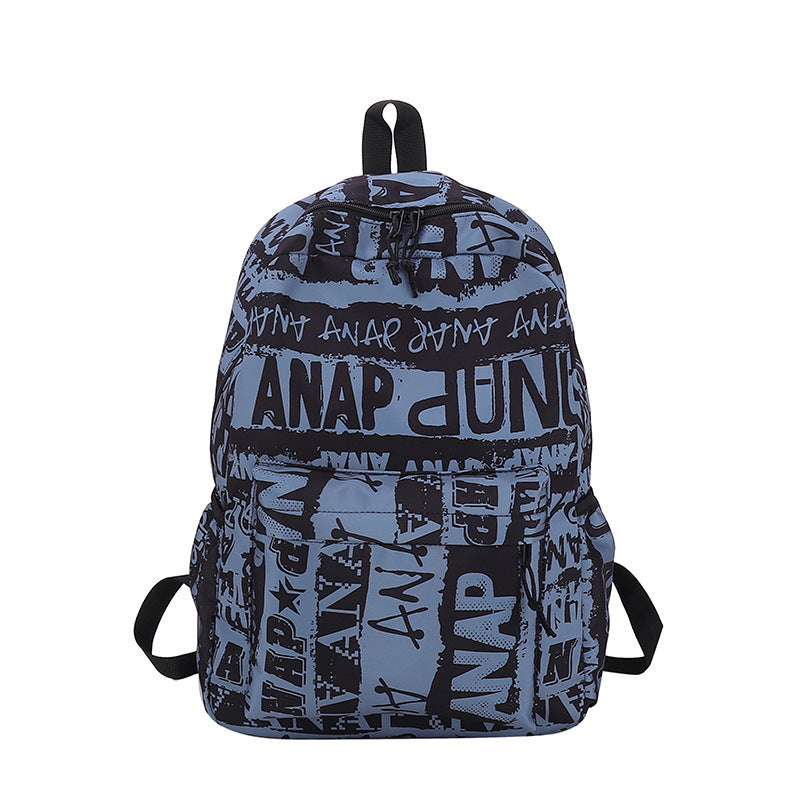 Graffiti Backpack Casual School Bag for Students