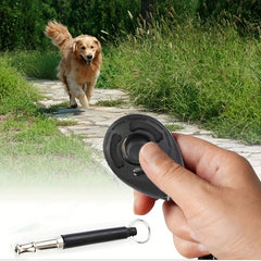 Dog Trainer Clicker Pet Whistle Training Flute Sound Wave