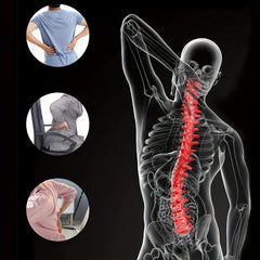 Adjustable Lumbar Relaxer Magnetic Therapy Back Stretcher Pillow