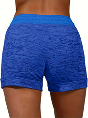 Dual Pockets Drawstring Shorts for Women