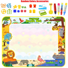 XL Water Doodle Mat Drawing & Painting Toy Educational Gift Assorted Colors