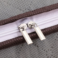 Large Capacity Storage Box Zipper Dustproof Organizer Clothes Container