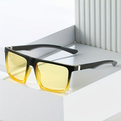Men's Square Sunglasses UV400 Protection for Cycling