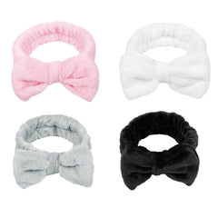 Soft Coral Fleece Spa Headband for Women Girls Skincare Shower