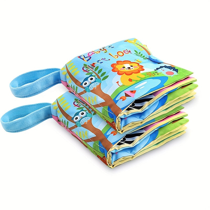 Baby Cloth Book English Animal Digital Cognitive Book