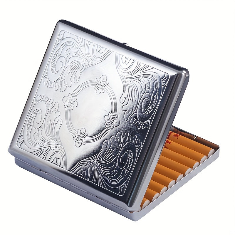 20pcs Stainless Steel Cigarette Box Anti-pressure Storage Box