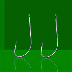 50pcs Long Shank Barbed Bait Holder Fishing Hook