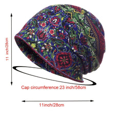 Men's Baggy Slouch Chemo Beanie Hat Skull Cap Stretchy Knit Cap
