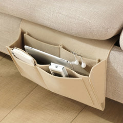 Felt Bedside Hanging Storage Bag Dormitory Bed Hanging Organizer Bag