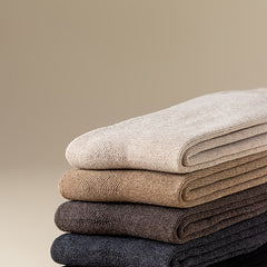 Women's Knit Style Winter Crew Socks - Thick & Warm